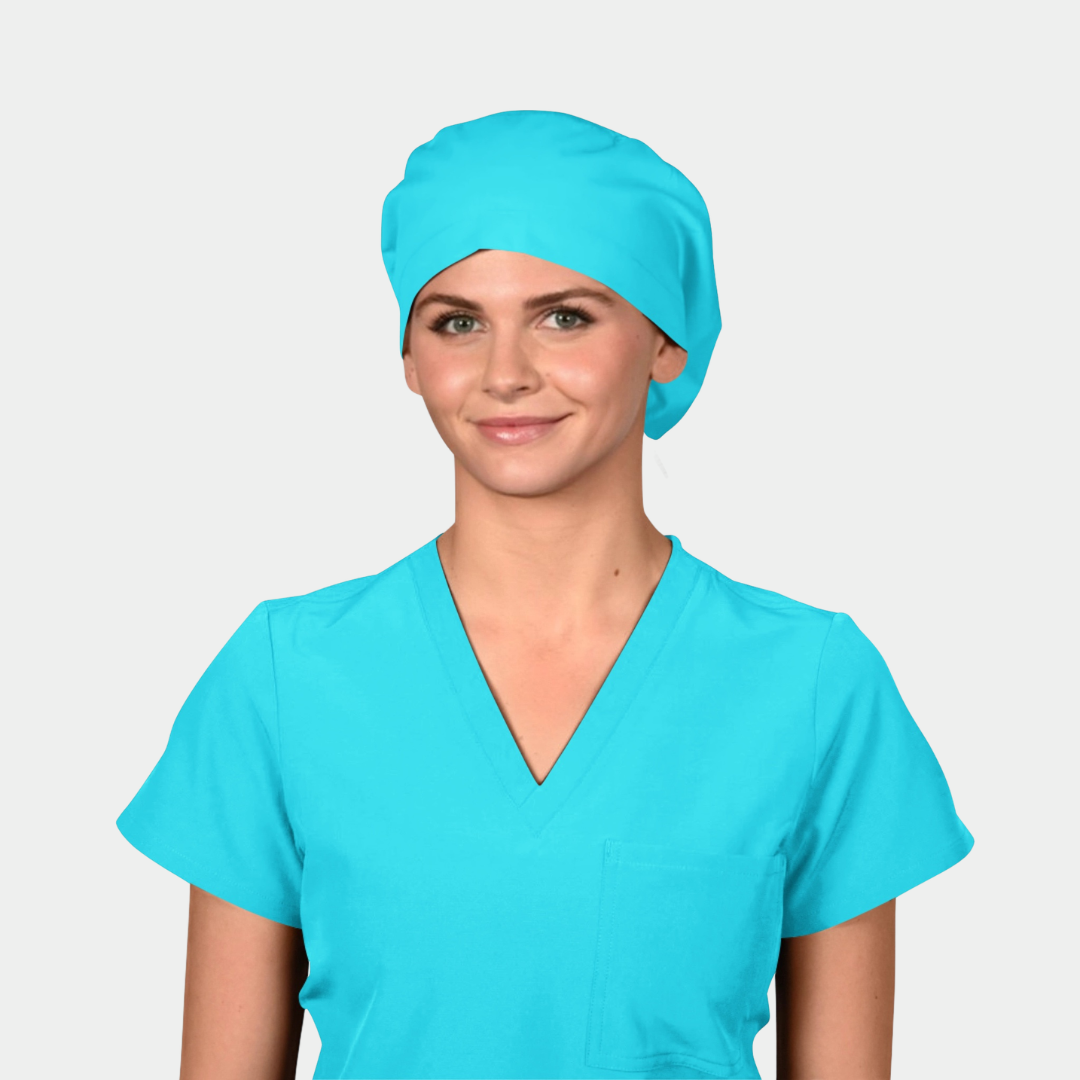 Turquoise Blue - Solid Stellar Scrub Hats
