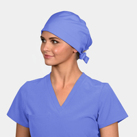 Calypso Blue - Solid Pixie Scrub Hats