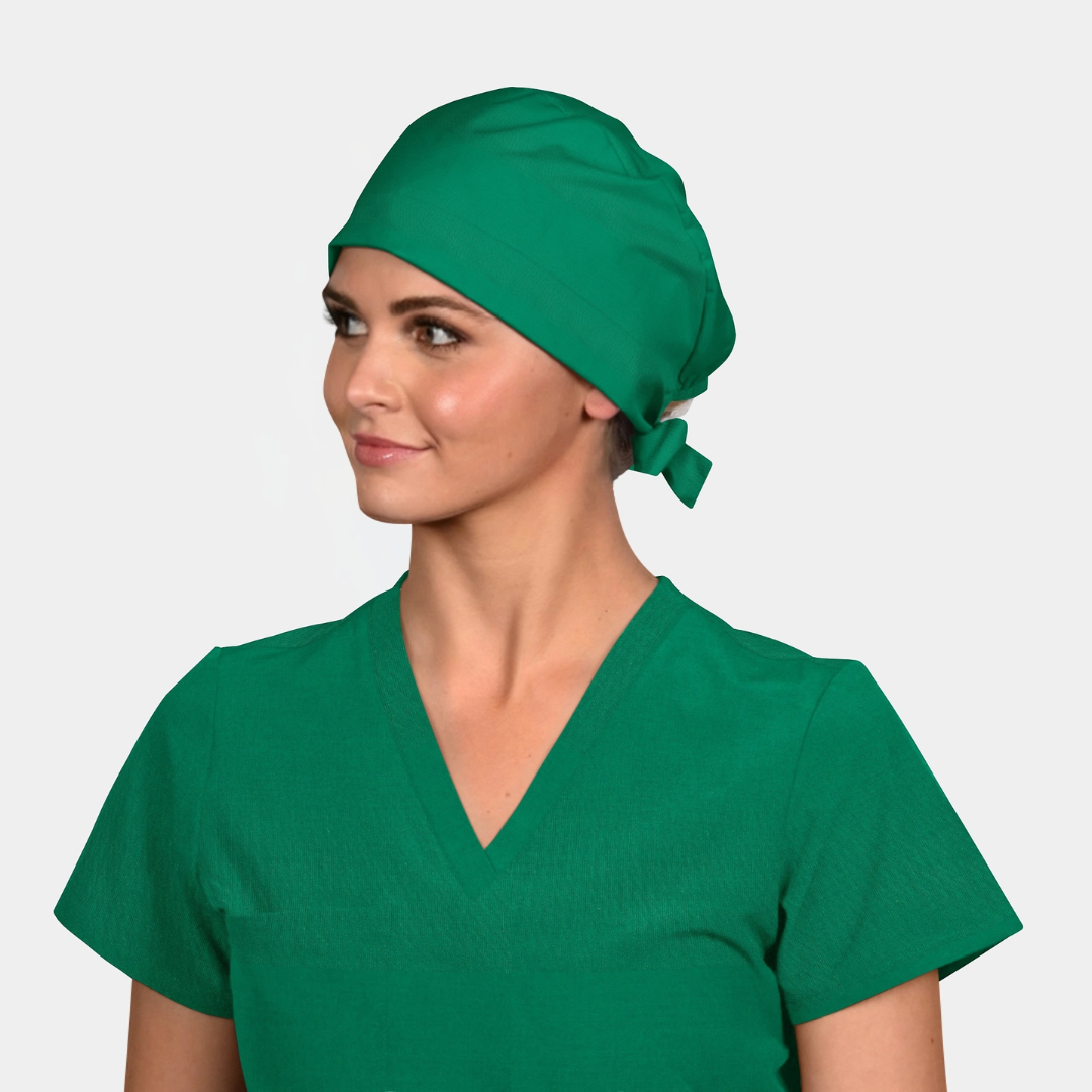 Pine Green- Solid Pixie Scrub Hats