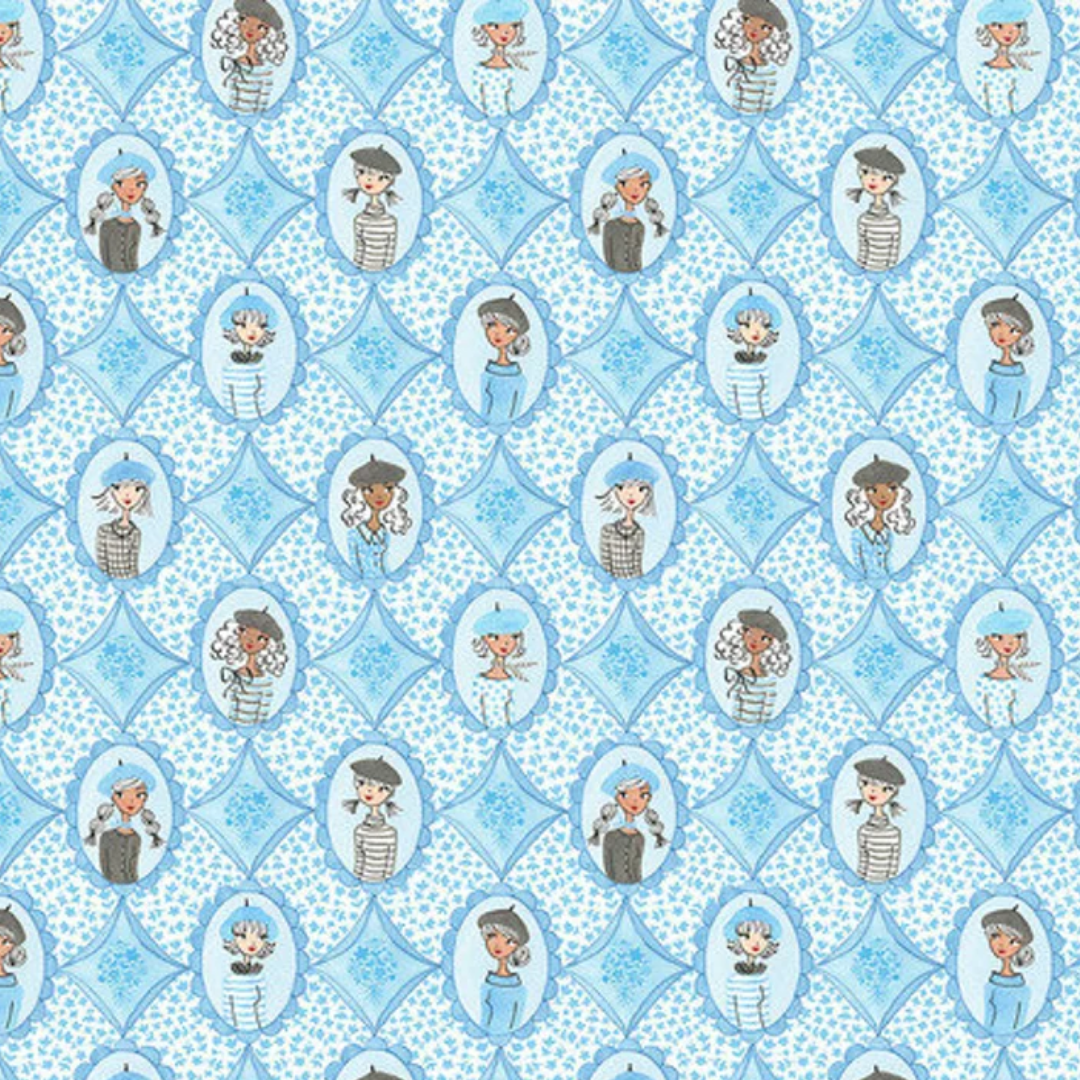Paris Portrait - Pixie Scrub Cap