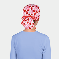 Vintage Rose Kiss Splendid Scrub Cap
