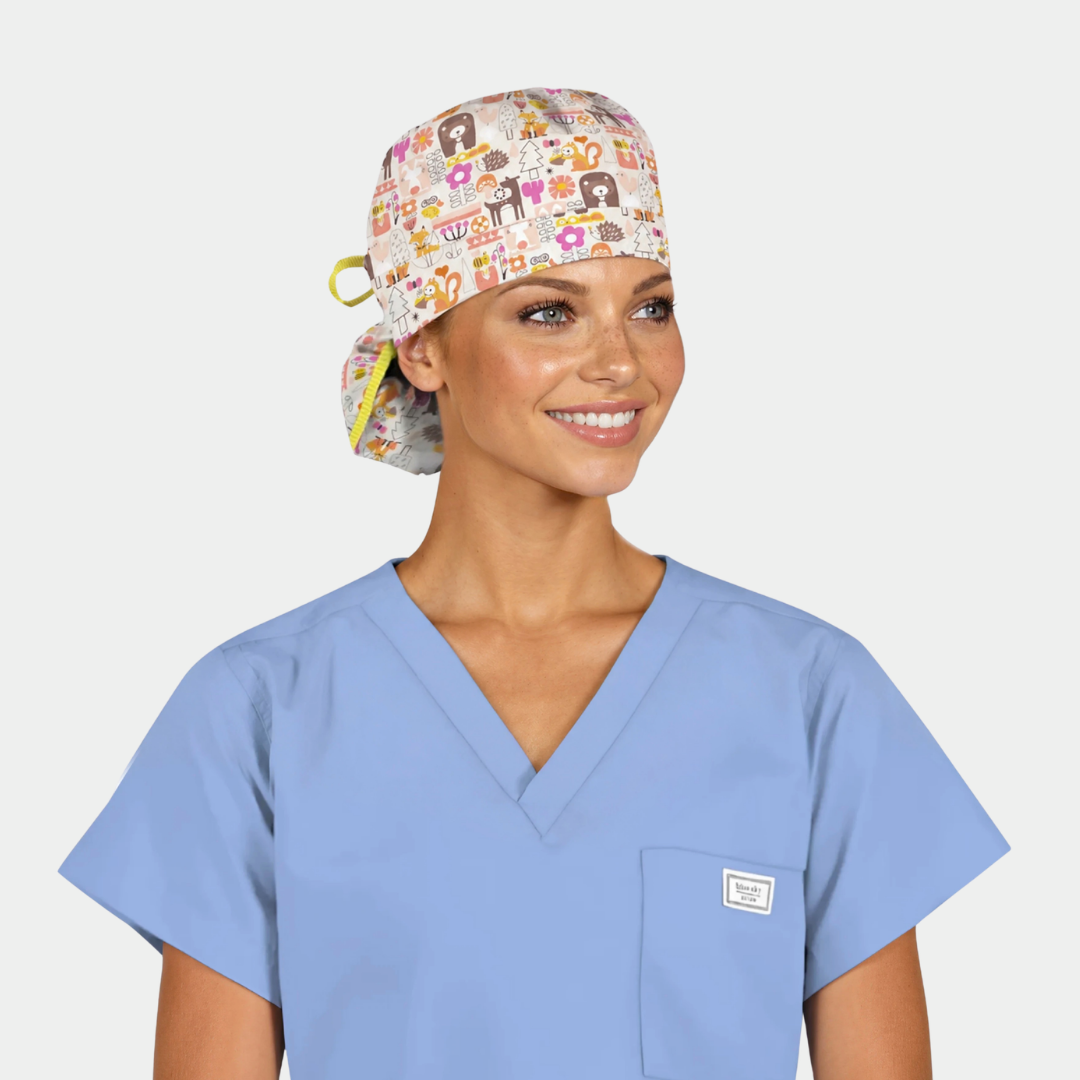Darling Menagerie Splendid Scrub Cap