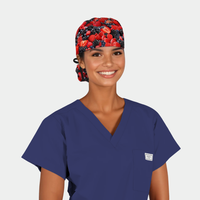 Berry Medley Spritz Ponytail Scrub Hat