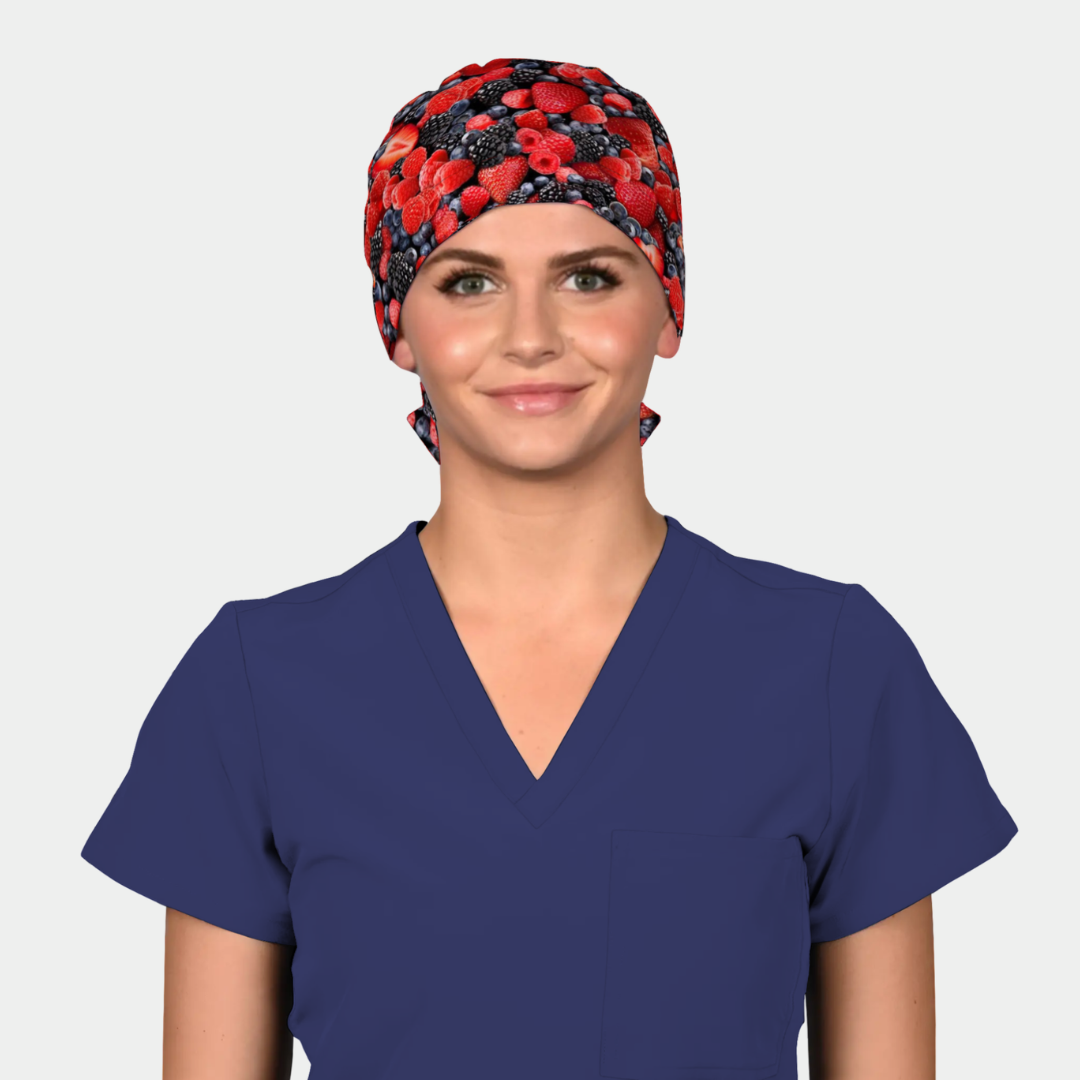 Berry Medley Spritz Pixie Scrub Hat