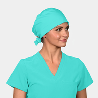 Carnegie Green- Solid Pixie Scrub Hats