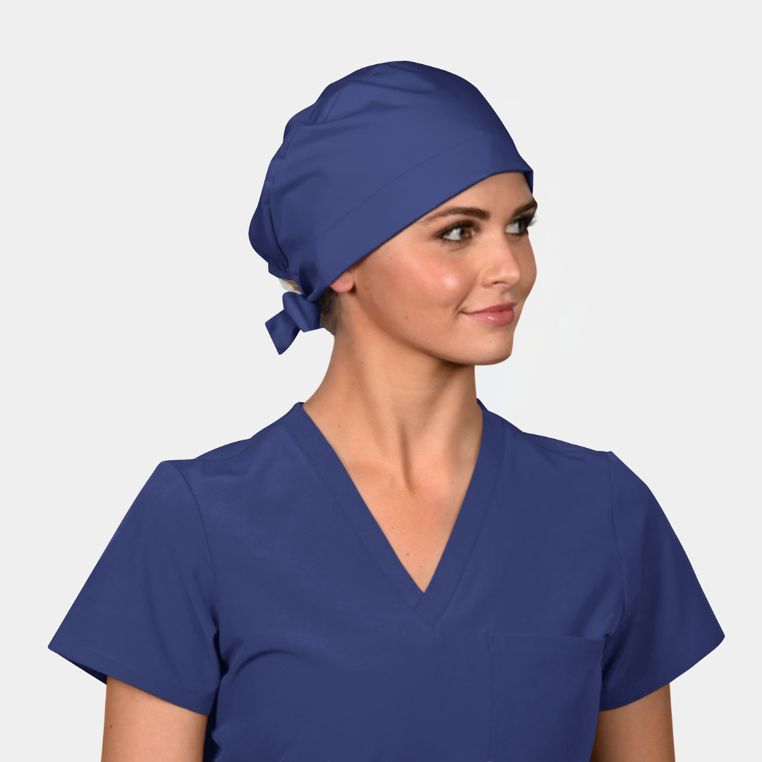 Navy - Solid Pixie Scrub Hats