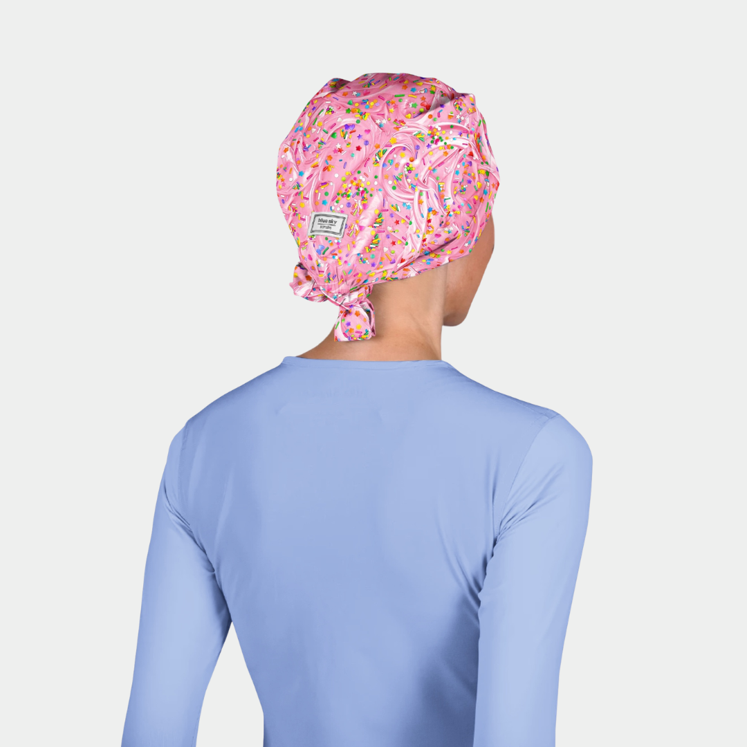 Frosted Confetti  - Pixie Scrub Caps