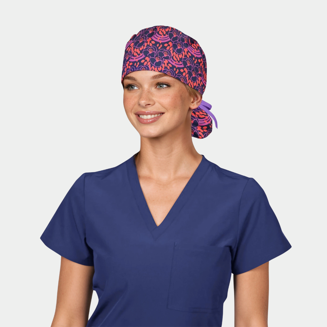 Magenta Mosaic- Splendid Scrub Caps