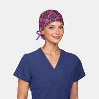 Magenta Mosaic- Stellar Scrub Caps