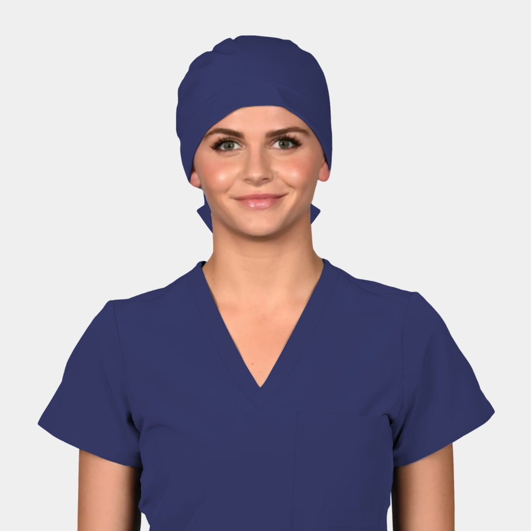 Navy - Solid Pixie Scrub Hats