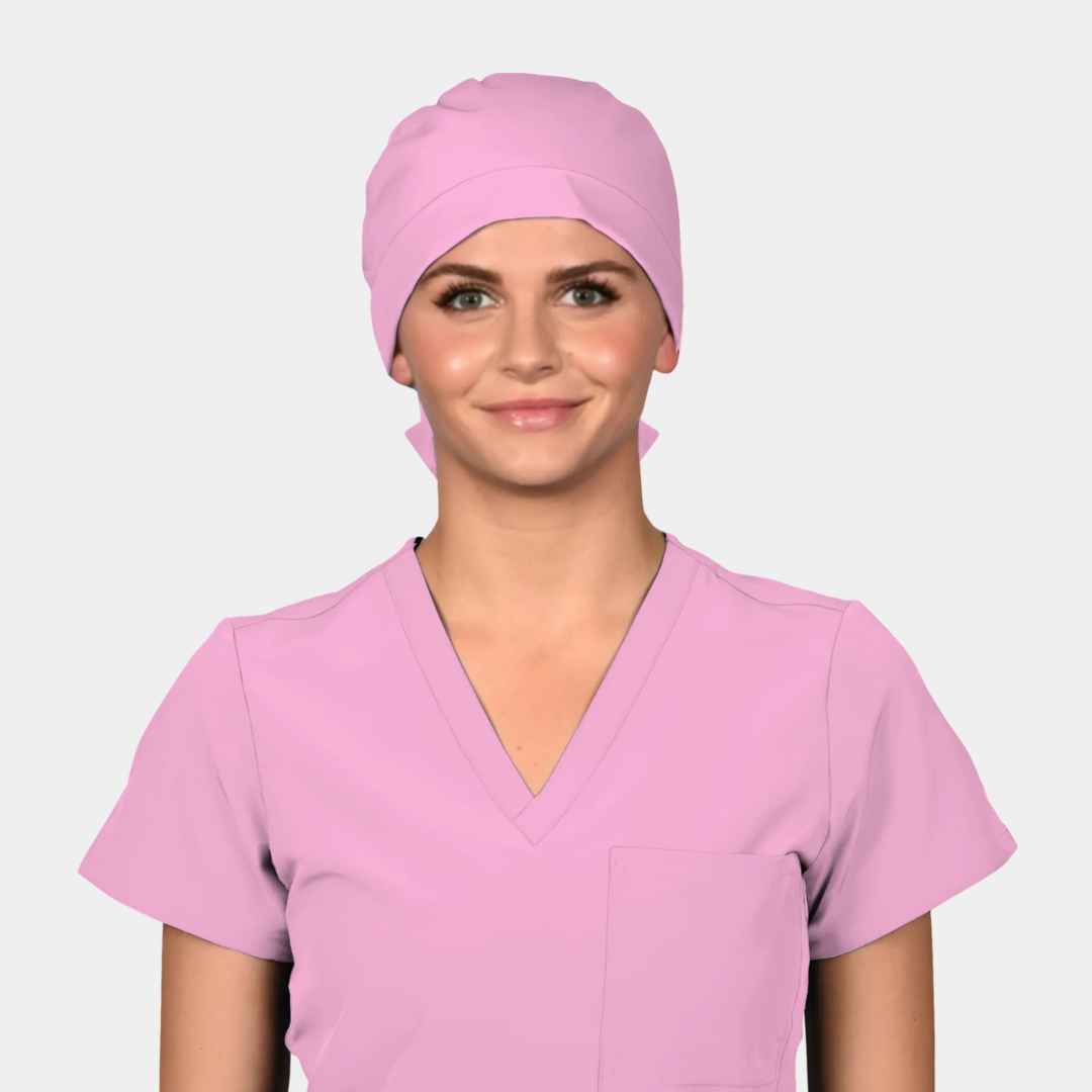 Pink Sorbet - Solid Pixie Scrub Hats