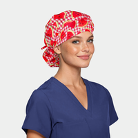 Slice of Summer Poppy Bouffant Surgical Cap