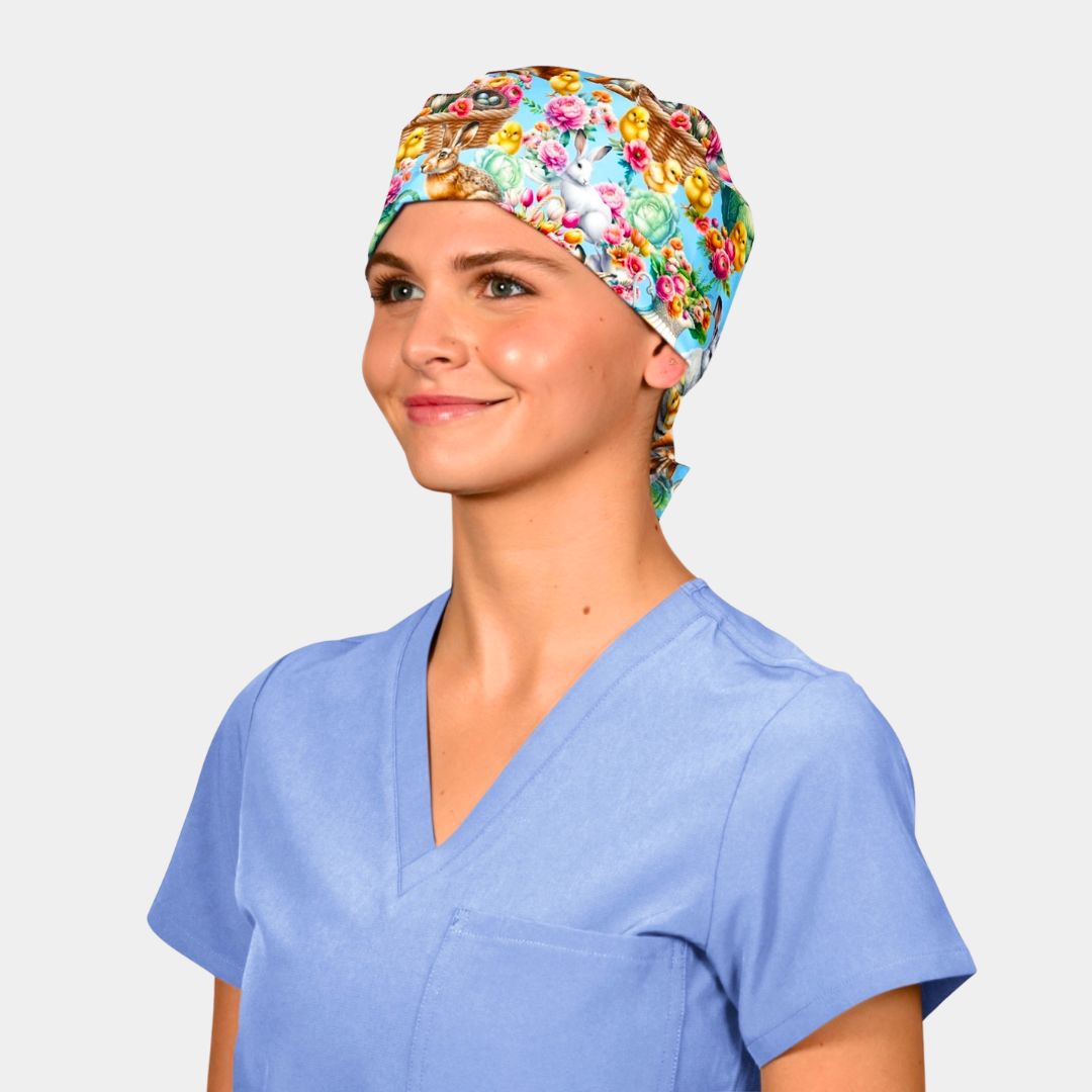 Hop Into Spring- Pixie Scrub Hat