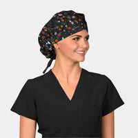 Shadow's Eve - Poppy Bouffant Scrub Hats