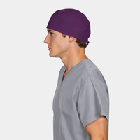 Purple Men’s Scrub Cap – Comfortable, Professional Surgical Cap for Long Shifts