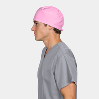 Pink Men’s Scrub Cap – Comfortable, Professional Surgical Cap for Long Shifts
