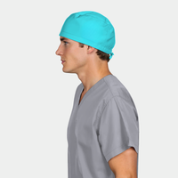 Turquoise Men’s Scrub Cap – Comfortable Surgical Cap for Healthcare Professionals