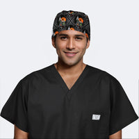 Spooky Spiderweb Manor - Men's Surgical Hats