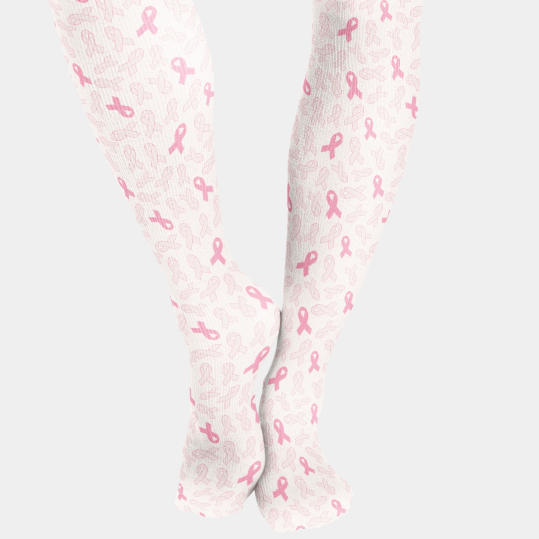 Strength in Pink - Compression Scrubs Socks