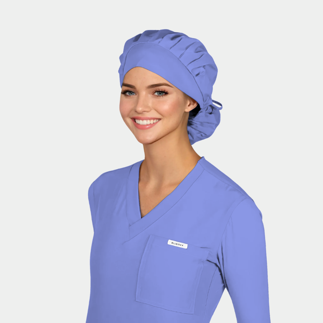 Calypso Blue - Solid Poppy Scrub Hats