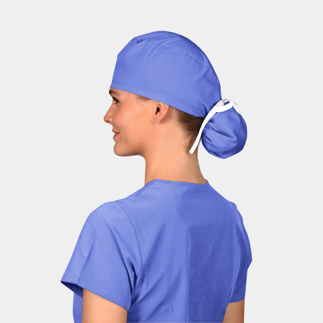 Calypso Blue - Solid Pony Scrub Hats