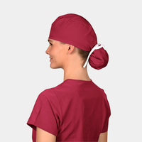 Crimson Wine - Solid Pony Scrub Hats