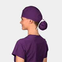 Eggplant - Solid Pony Scrub Hats