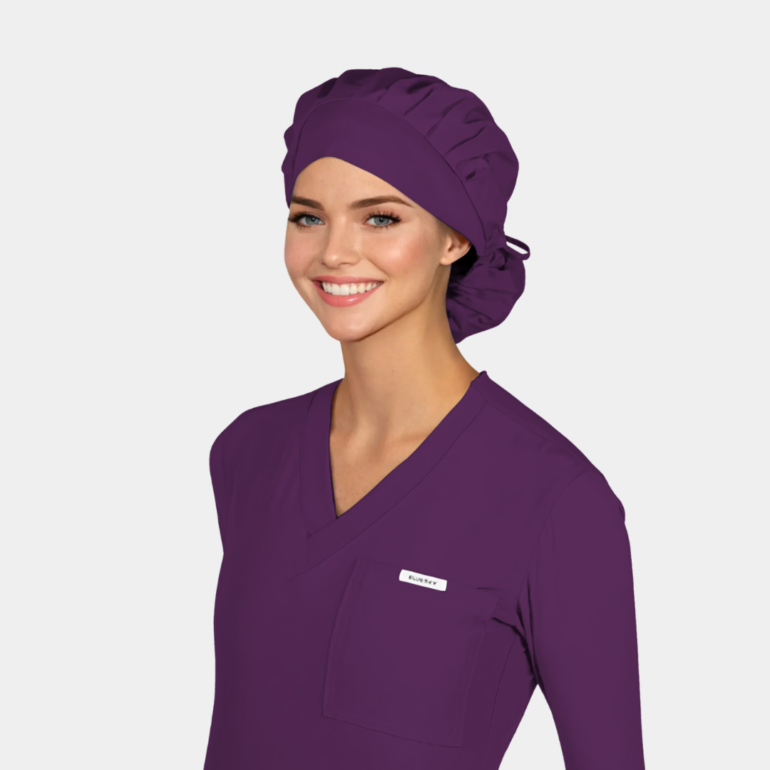 Eggplant - Solid Poppy Scrub Hats