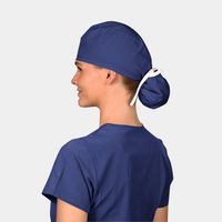 Navy Blue - Solid Pony Scrub Hats