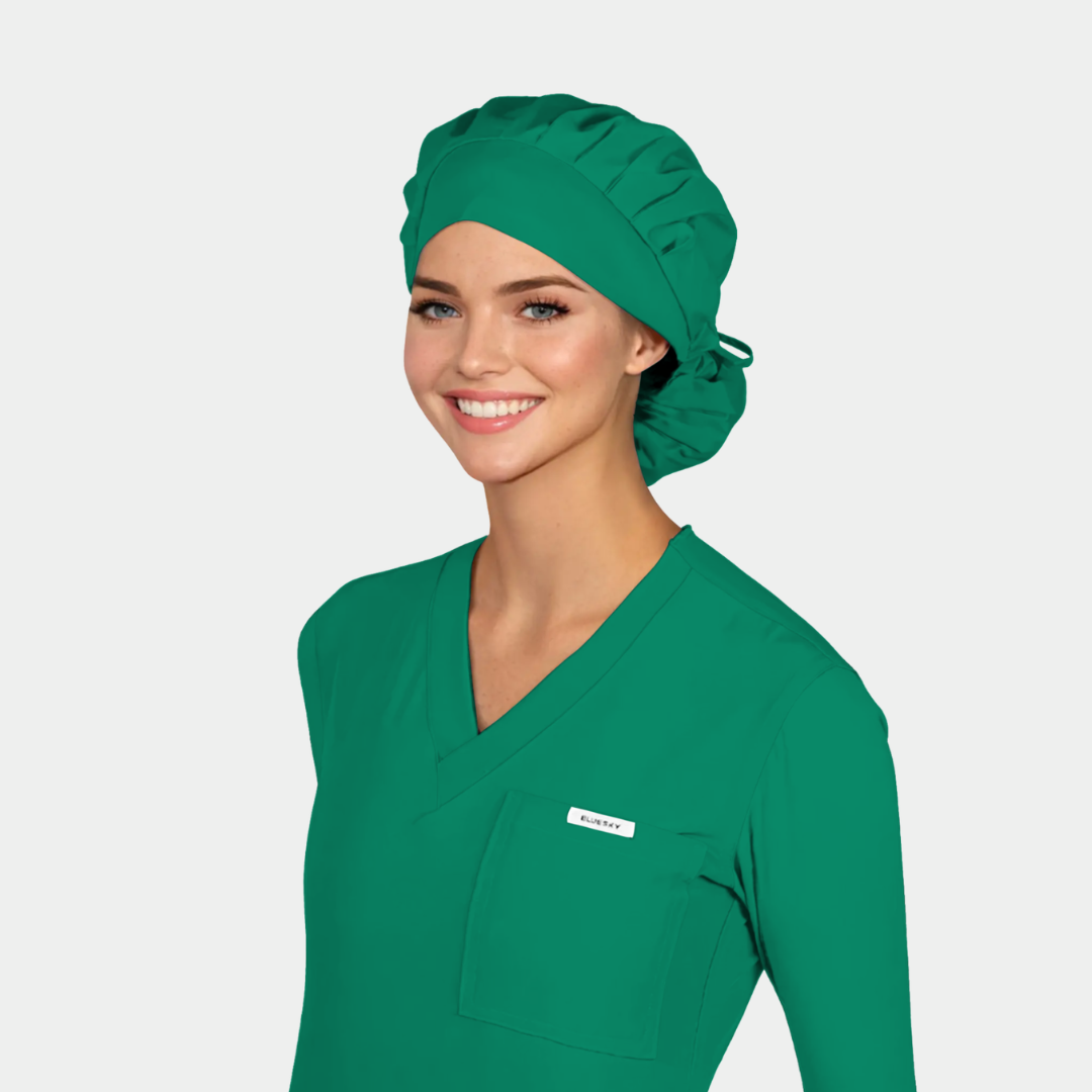 Pine Green - Solid Poppy Scrub Hats