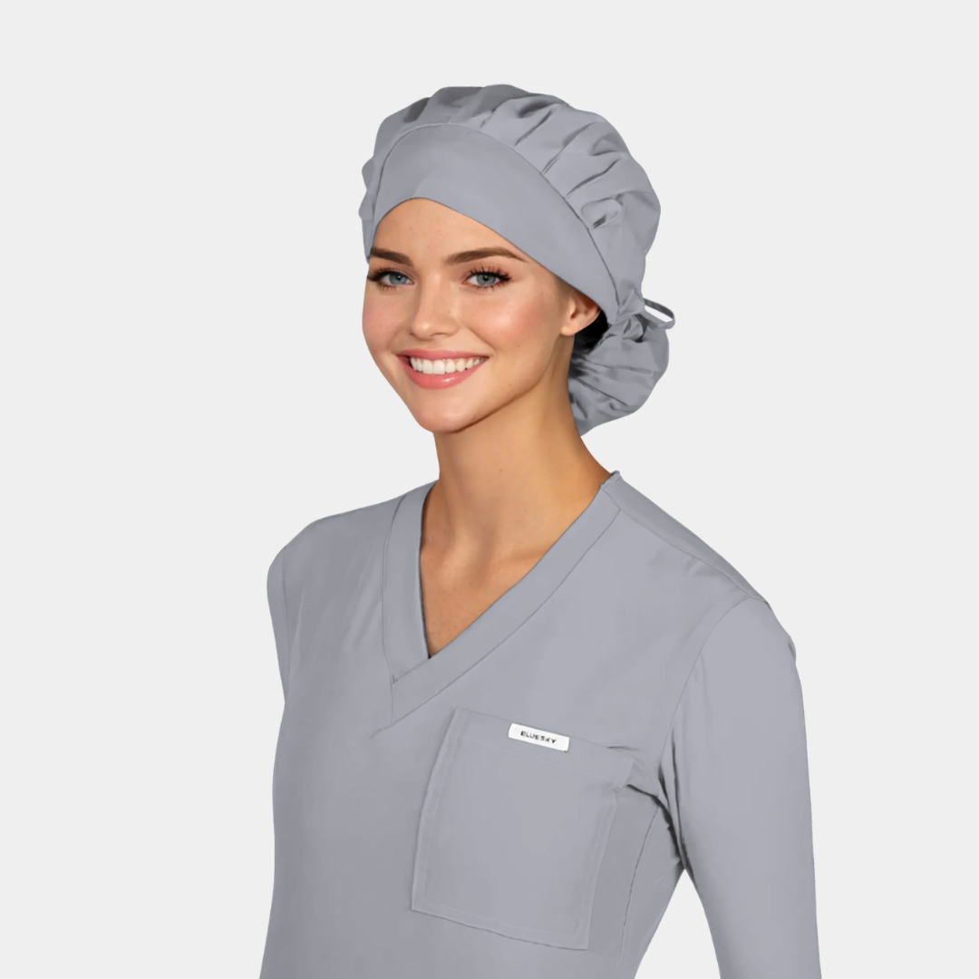 Slate Grey - Solid Poppy Scrub Hats