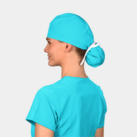 Turquoise Blue - Solid Pony Scrub Hats
