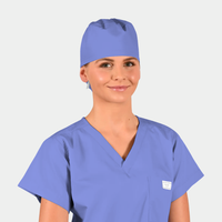 Calypso Blue - Solid Pony Scrub Hats