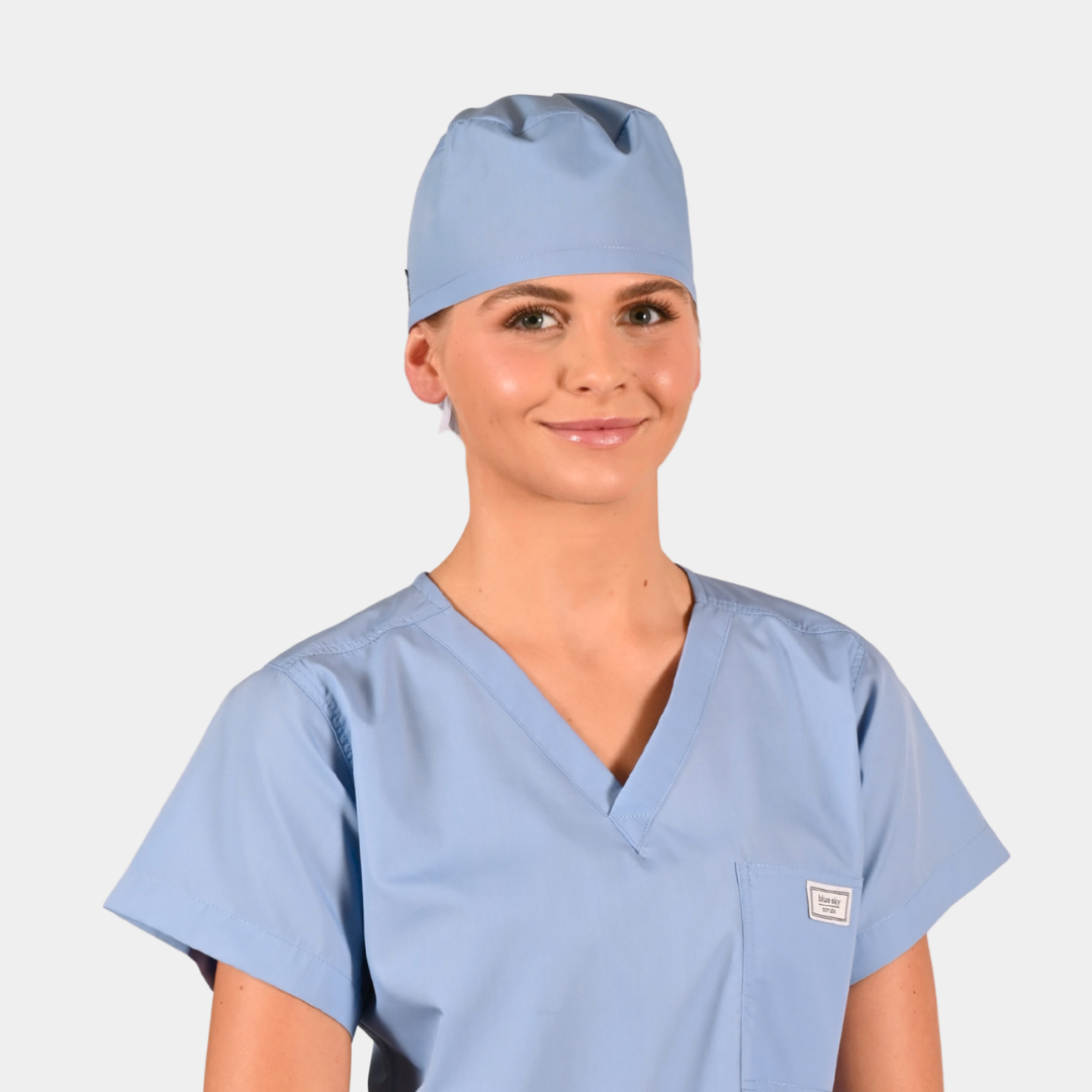 Ceil Blue - Solid Pony Scrub Hats