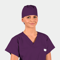 Eggplant - Solid Pony Scrub Hats