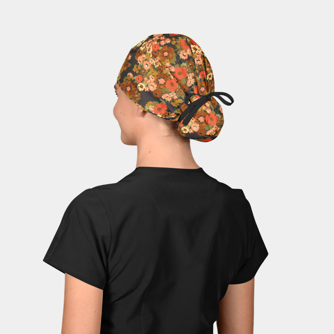 Maple Blossoms Stellar Surgical Scrub Hat