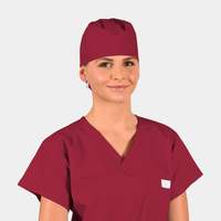 Crimson Wine - Solid Pony Scrub Hats