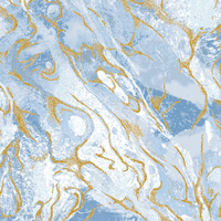 Marble pattern with gold and blue colors