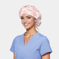Rosewater Garden Poppy Bouffant Scrub Cap