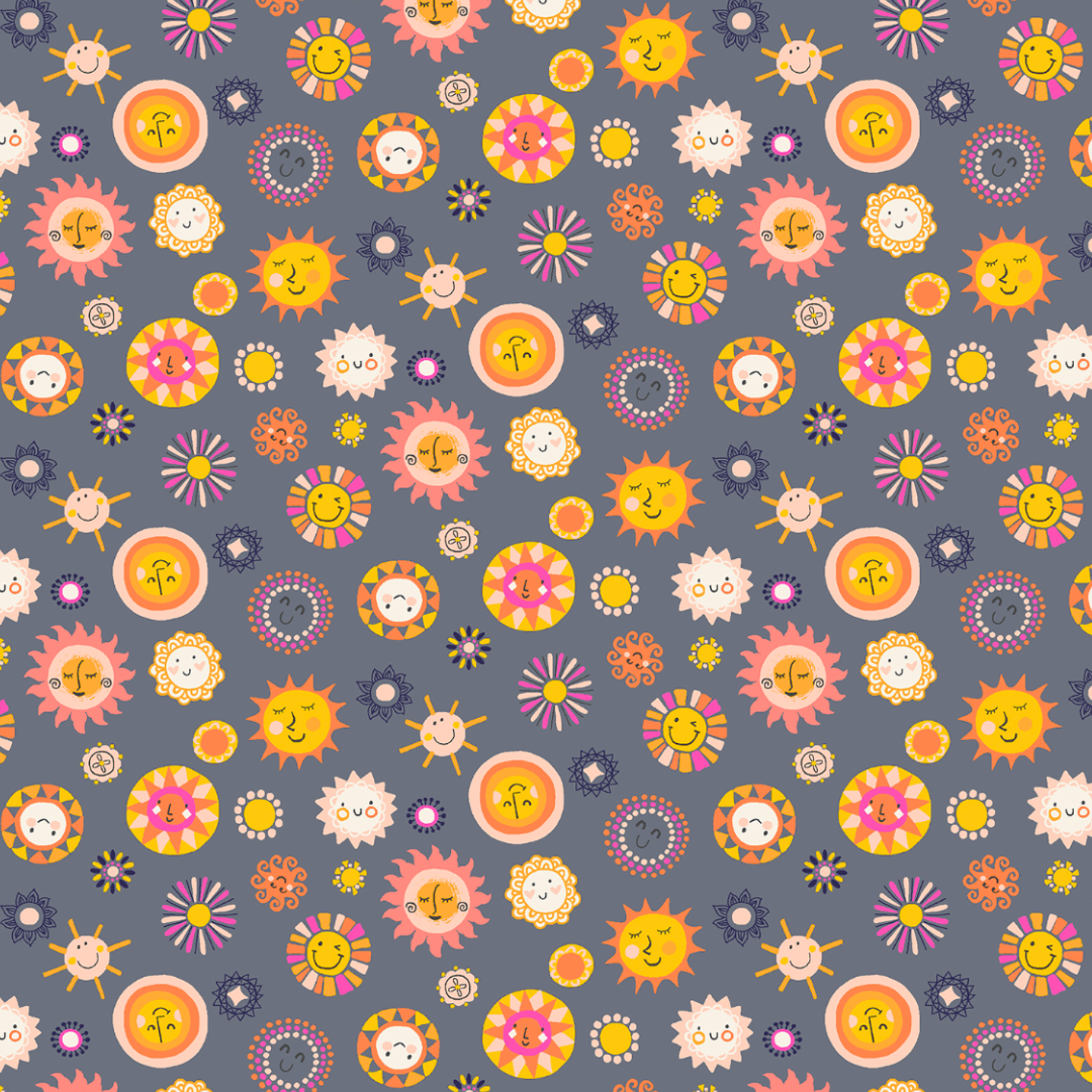Sunburst Sprinkles Ponytail Scrub Cap