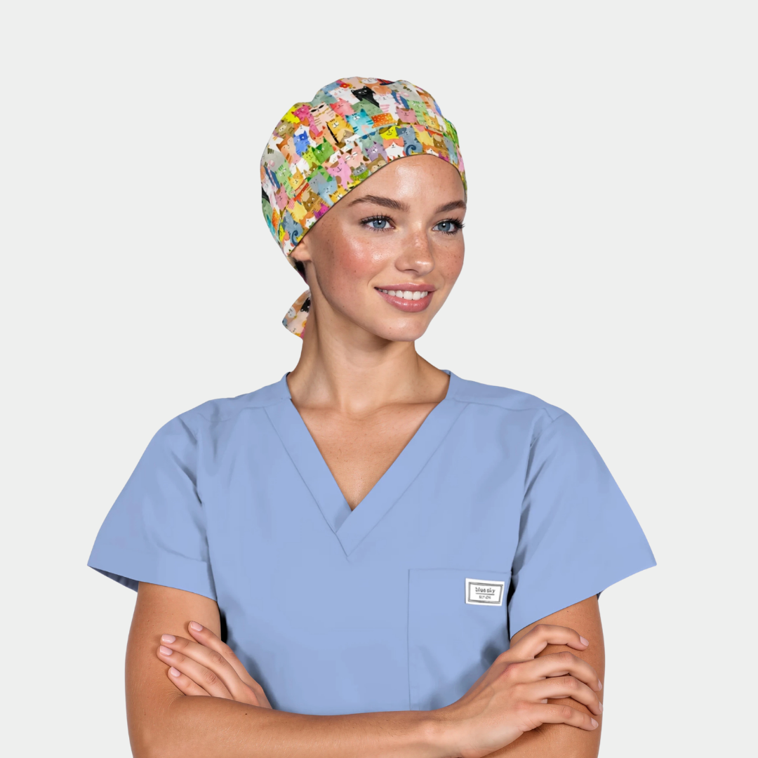 The Cat Cafe - Pixie Surgical Scrub Caps