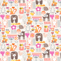 Darling Menagerie Ponytail Scrub Cap