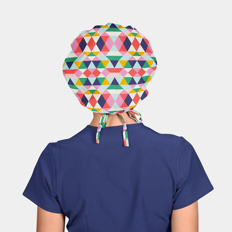 Tessella - Poppy Bouffant Medical Scrub Cap