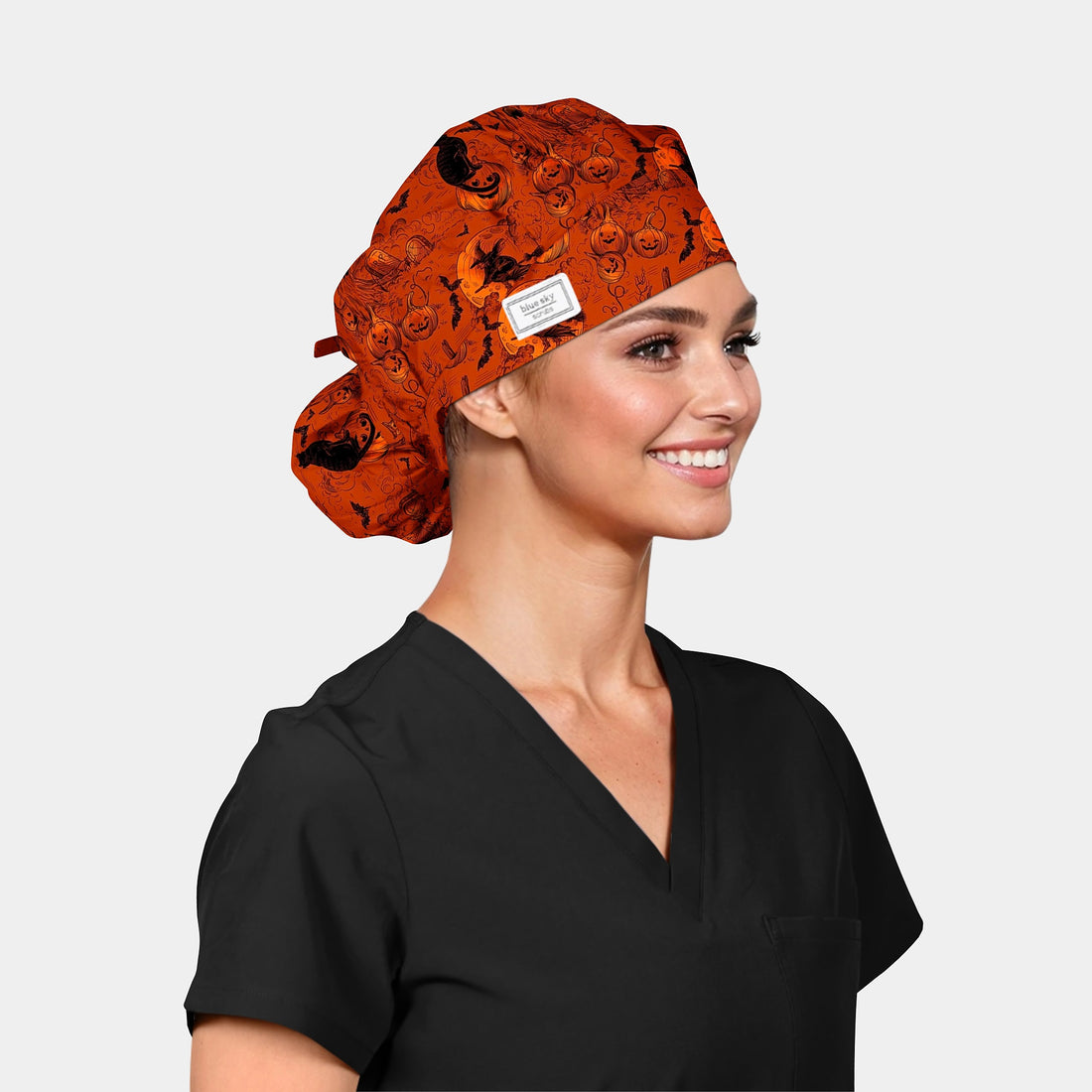 Wicked Horizon  - Poppy Bouffant Surgical Scrub Hats
