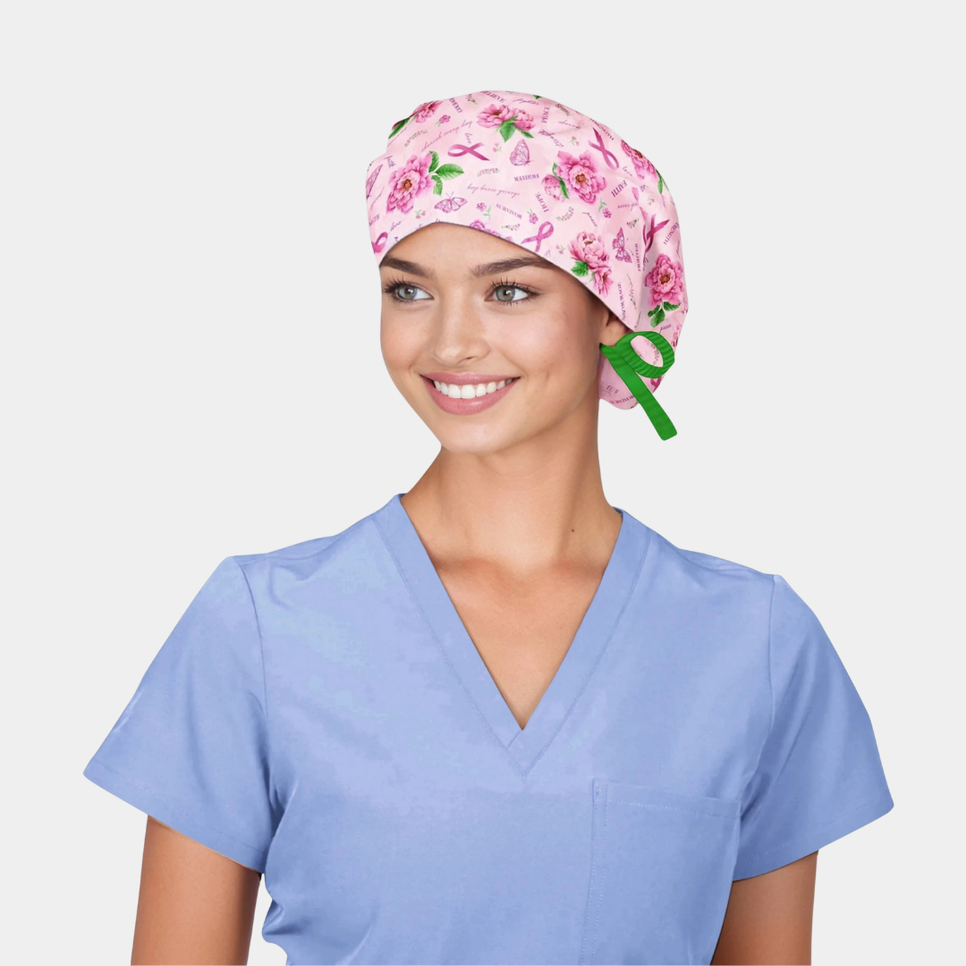 Hope in Bloom - Stellar Medical Scrub Cap