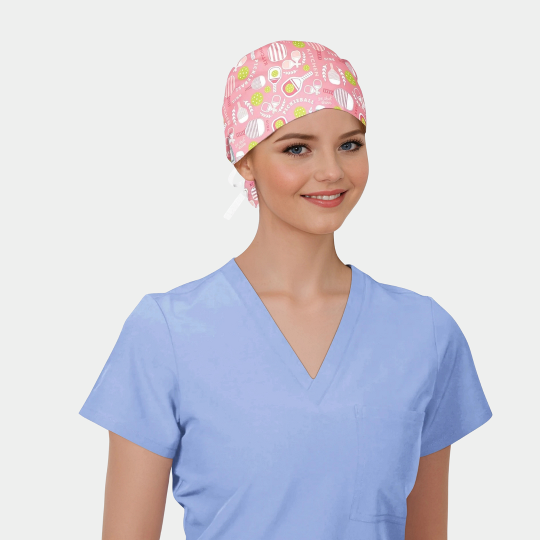 Pickleball Picnic - Stellar Medical Scrub Cap