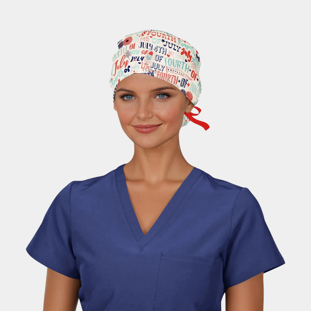 Fourth Festivities - Stellar Surgical Scrub Cap